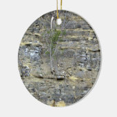 Uitsnijding van schalie keramisch ornament (Links)