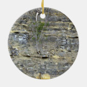 Uitsnijding van schalie keramisch ornament (Achterkant)
