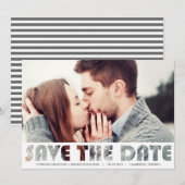 UITSNIJTYPOGRAFIE SLA DE DATUMAANKONDIGING OP KAART (Voorkant / Achterkant)