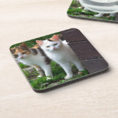 Uitspelen van katten drankjes onderzetter (Linkerzijde)