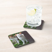 Uitspelen van katten drankjes onderzetter (Rechterzijde)