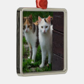 Uitspelen van katten metalen ornament (Rechts)