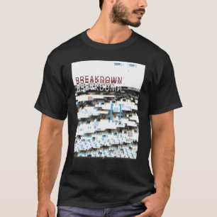 Uitsplitsing Retro Computer Glitch Geek Programmer T-shirt