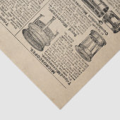uitsplitsing van cataloguspagina voor microscoop tissuepapier (Detail)