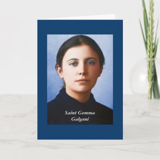 Uitspraak van de dag Saint Gemma Galgani Kaart (Voorkant)