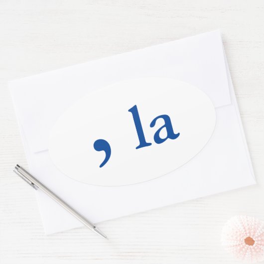 Uitspraak van Kamala Harris Ovale Sticker (Envelop)