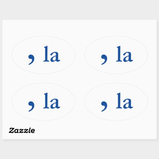 Uitspraak van Kamala Harris Ovale Sticker (Vel)