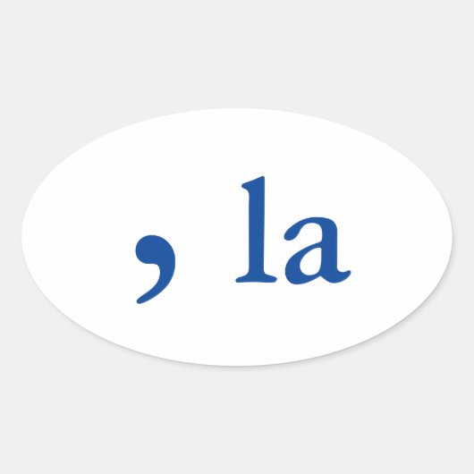 Uitspraak van Kamala Harris Ovale Sticker (Voorkant)