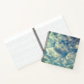 Uitspreide wolken notitieboek (Binnen)