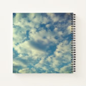 Uitspreide wolken notitieboek (Achterkant)