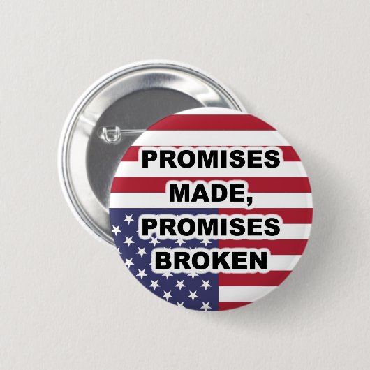 UITSPREIDINGEN, BROKEN VLAG RONDE BUTTON 5,7 CM (Voorkant /achterkant)