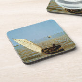 Uitspringen na regen bier onderzetter (Linkerzijde)