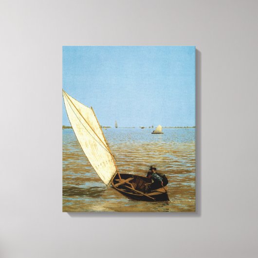 Uitspringen na regen canvas afdruk (Voorkant)