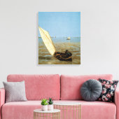 Uitspringen na regen canvas afdruk (Insitu (Woonkamer))