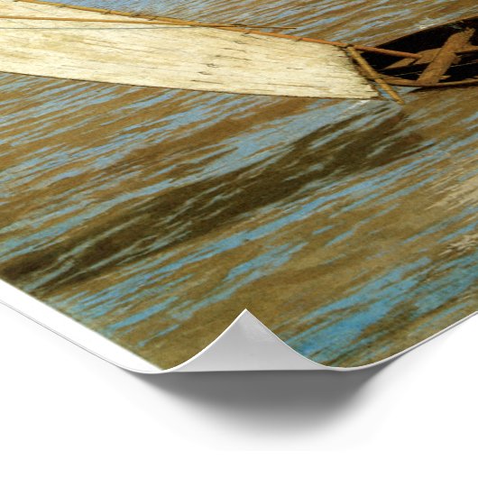 Uitspringen na regen poster (Hoek)