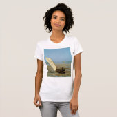 Uitspringen na regen t-shirt (Voorkant volledig)
