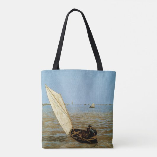 Uitspringen na regen tote bag (Achterkant)