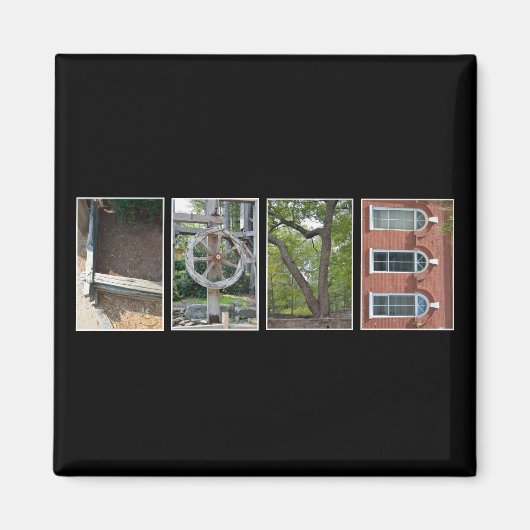 Uitspugen met Afbeeldingen Magneet (Voorkant)