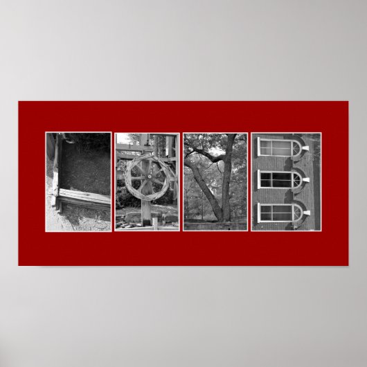 Uitspugen met Afbeeldingen Poster (Voorkant)