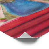 Uitstaande en klastige Vriendinnen Poster (Hoek)