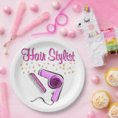 UITSTAANDE HAARSTYLIST EN BEAUTISCH PAPIEREN BORDJE (Feest)