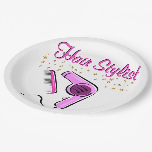 UITSTAANDE HAARSTYLIST EN BEAUTISCH PAPIEREN BORDJE (Gekanteld)