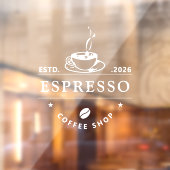 Uitstalraam statische kleving heldere sticker of c (Vel 2)