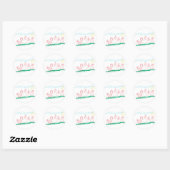 uitstapje ronde sticker (Vel)