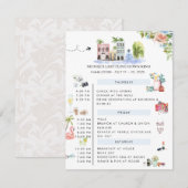 Uitstapjesprogramma Meisje-achtig Weekend | Charle Kaart (Voorkant / Achterkant)