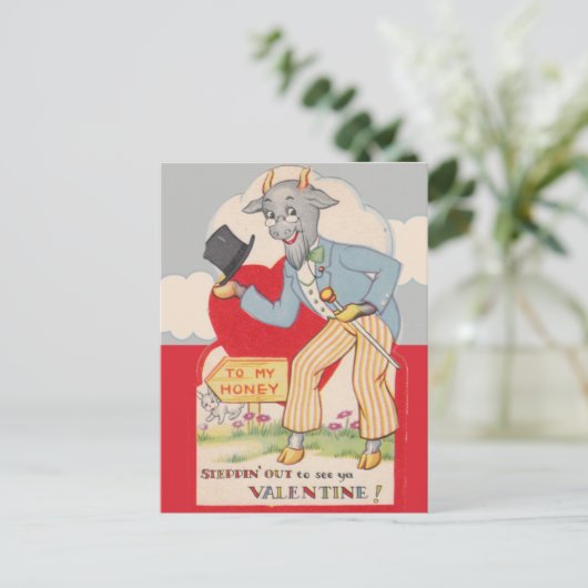 Uitstappen om je  Valentijn te zien Feestdagenkaart (Staand voorkant)