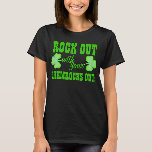 Uitstappen op St Patricks Day T-shirt (Voorkant)
