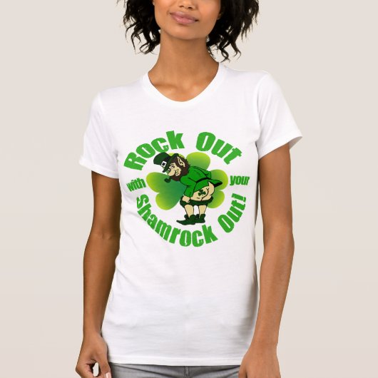 Uitstappen op St Patricks Day T-shirt (Voorkant)