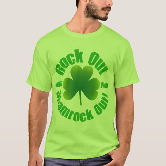 Uitstappen op St Patricks Day T-shirt (Voorkant)