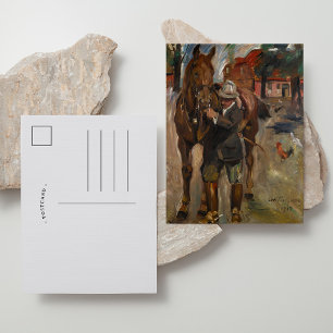 Uitstappen voor een Ride   Lovis Corinth Briefkaart