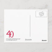 Uitstekend 40 groen Briefkaart (Achterkant)