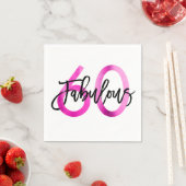 Uitstekend 60e | Roze moderne elegante chique verj Servet (Insitu)