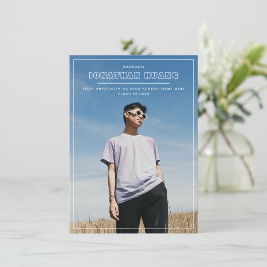 Uitstekend | Aankondiging van het Trendy Foto Afst (Staand voorkant)