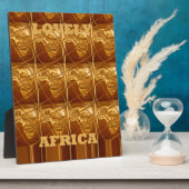 Uitstekend Afrikaanse kaart — Golden design Fotoplaat (Zijkant)