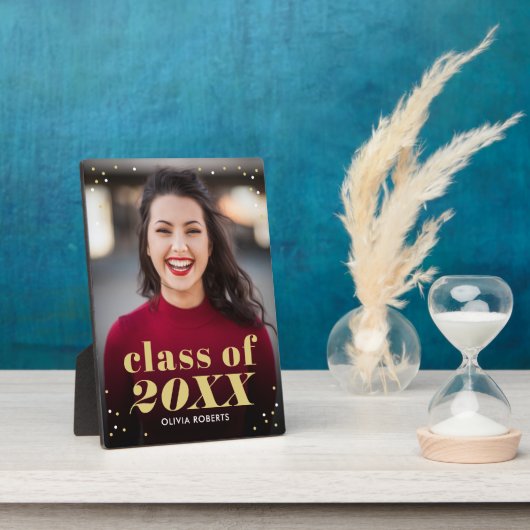 Uitstekend Afstuderen voor EDITABLE KLEUREN Fotoplaat (Zijkant)