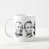 Uitstekend Amerikaans President-ontwerp Koffiemok (Links)