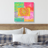 Uitstekend Aztec-ontwerp Canvas Afdruk (Insitu (Slaapkamer))