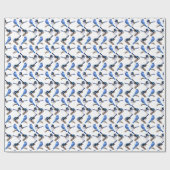 Uitstekend bloemig bloemenpakpapier cadeaupapier (Vlak)