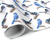 Uitstekend bloemig bloemenpakpapier cadeaupapier (Rol Hoek)