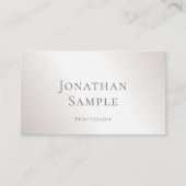 Uitstekend creatief minimalistisch design Moderne Visitekaartje (Voorkant)