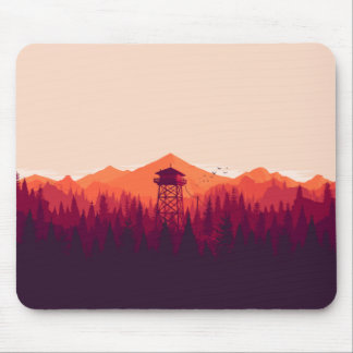 Uitstekend "FireWatch"-ontwerp voor Muismat
