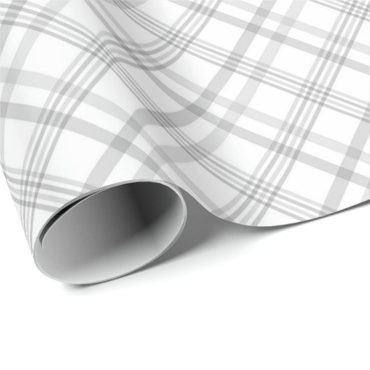 Uitstekend gecontroleerd patroon van grijs wit cadeaupapier (Rol Hoek)