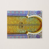 Uitstekend gedetailleerde Marokkaanse patroondeur Legpuzzel (Horizontaal)