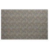 Uitstekend goud op Black Damask Pattern Stof (Fat Quarter)
