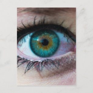 Uitstekend groen oogstje surrealistische fotocadea briefkaart