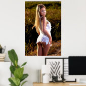 Uitstekend in haar veld poster (Thuiskantoor)